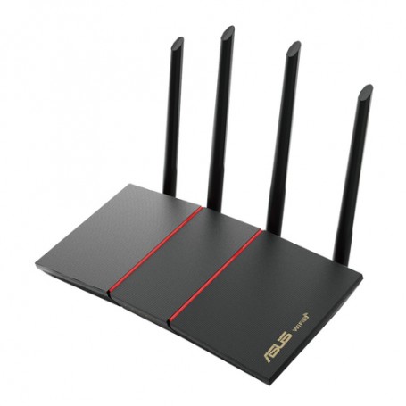 ASUS RT-AX55 router wireless Gigabit Ethernet Dual-band (2.4 GHz/5 GHz) 4G Nero (90IG06C0-BO3100)