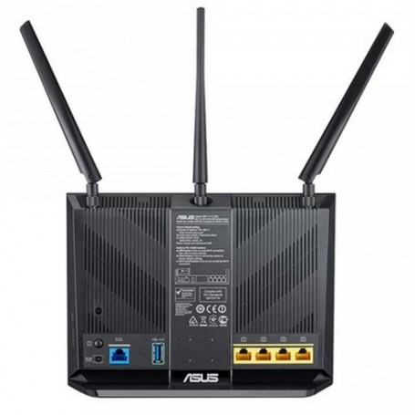 ASUS DSL-AC68U router wireless Gigabit Ethernet Dual-band (2.4 GHz/5 GHz) 3G Nero (90IG00V1-BM3G00)