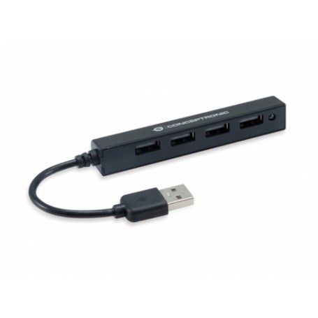 Conceptronic HUBBIES05B hub di interfaccia USB 2.0 480 Mbit/s Nero (HUBBIES05B)