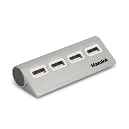 Hamlet 4 port Hub usb 2.0 a 4 porte 480 Mbps (XHUB4020AL)