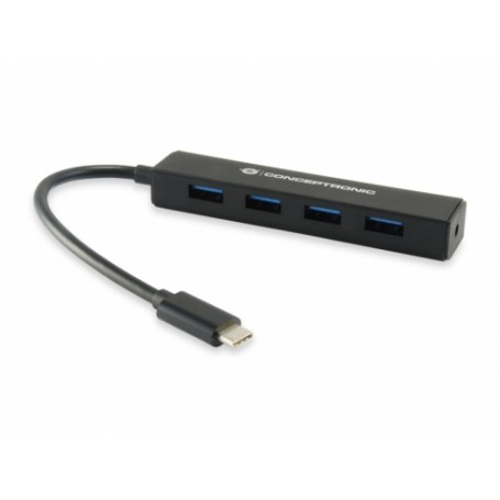 Conceptronic CTC4USB3 hub di interfaccia USB 3.2 Gen 2 (3.1 Gen 2) Type-C 5000 Mbit/s (CTC4USB3)