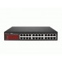 Hamlet Switch di rete a 24 porte sistema automatico per riconoscimento velocità 10/100 Mbps in metallo (HN24S)