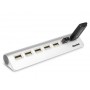 Hamlet 7 port usb 2.0 hub a 7 porte 480Mbps (XHUB7020AL)