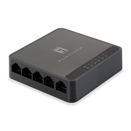LevelOne GEU-0522 Gigabit Ethernet (10/100/1000) Nero (GEU-0522)
