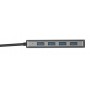 Trust 23328 hub di interfaccia USB 3.2 Gen 1 (3.1 Gen 1) Type-A 5000 Mbit/s Grigio (23328)