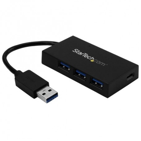 StarTech.com HB30A3A1CSFS hub di interfaccia USB 3.2 Gen 1 (3.1 Gen 1) Type-A 5000 Mbit/s Nero (HB30A3A1CSFS)