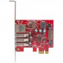 StarTech.com Scheda Espansione PCI Express USB 3.0 a 3 porte con UASP + Gigabit Ethernet (PEXUSB3S3GE)