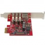 StarTech.com Scheda Espansione PCI Express USB 3.0 a 3 porte con UASP + Gigabit Ethernet (PEXUSB3S3GE)