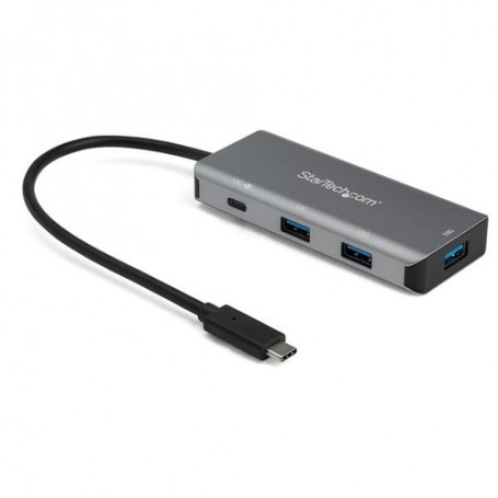 StarTech.com Hub USB-C a 4 porte con Power Delivery- 10 Gbps - 3 USB-A e 1 USB-C (HB31C3A1CPD3)