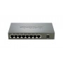 D-Link DES-1008PA switch di rete Non gestito Fast Ethernet (10/100) Supporto Power over Ethernet (PoE) Nero (DES-1008PA)