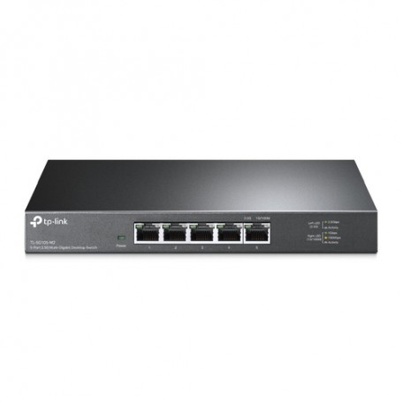 TP-LINK TL-SG105-M2 switch di rete Non gestito Gigabit Ethernet (10/100/1000) Nero (TL-SG105-M2)
