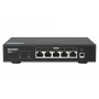 QNAP QSW-1105-5T switch di rete Non gestito Gigabit Ethernet (10/100/1000) Nero (QSW-1105-5T)