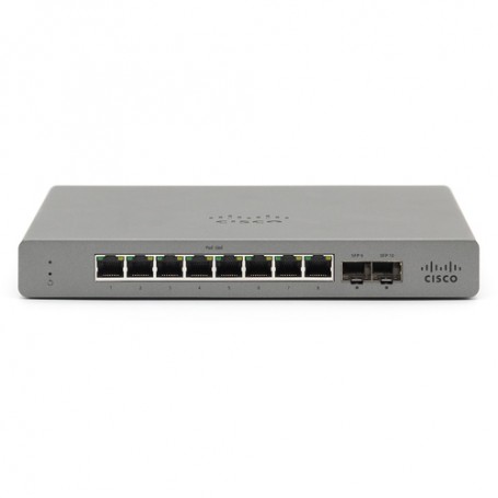 Cisco Meraki GS110 Gestito Gigabit Ethernet (10/100/1000) Grigio (GS110-8-HW-EU)