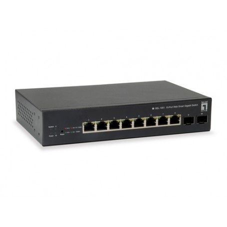 LevelOne GEP-1051 Gestito L2/L3/L4 Gigabit Ethernet (10/100/1000) Supporto Power over Ethernet (PoE) Nero (GEP-1051)