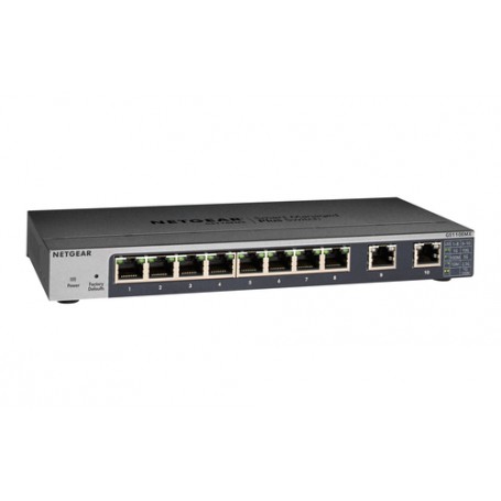 Netgear GS110EMX Gestito L2 10G Ethernet (100/1000/10000) Nero (GS110EMX-100PES)