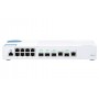 QNAP QSW-M408-2C switch di rete Gestito L2 10G Ethernet (100/1000/10000) Bianco (QSW-M408-2C)