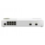QNAP QSW-M2108-2S switch di rete Gestito 2.5G Ethernet (100/1000/2500) Grigio (QSW-M2108-2S)