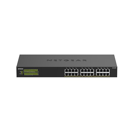 Netgear GS324PP Non gestito Gigabit Ethernet (10/100/1000) Supporto Power over Ethernet (PoE) Nero (GS324PP-100EUS)