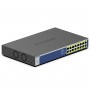 Netgear GS516PP Non gestito Gigabit Ethernet (10/100/1000) Supporto Power over Ethernet (PoE) Blu, Grigio (GS516PP-100EUS)