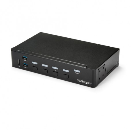 StarTech.com Switch Commutatore KVM a 4 Porte HDMI con Hub USB 3.0 - 1080p (SV431HDU3A2)