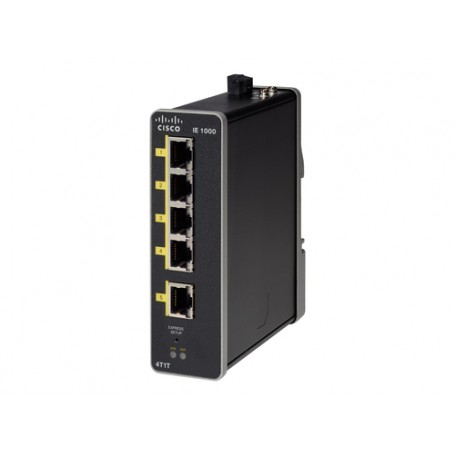 Cisco IE-1000-4T1T-LM switch di rete Gestito Fast Ethernet (10/100) Nero (IE-1000-4T1T-LM)