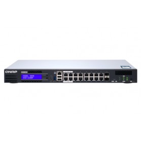 QNAP QGD-1600P Gestito Gigabit Ethernet (10/100/1000) Supporto Power over Ethernet (PoE) Nero, Grigio (QGD-1600P-8G)
