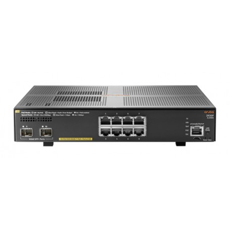 Aruba, a Hewlett Packard Enterprise company 2930F 8G PoE+ 2SFP+ Gestito L3 Gigabit Ethernet (10/100/1000) Supporto Powe (JL258A)