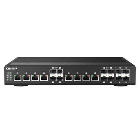 QNAP QSW-IM1200-8C switch di rete Gestito L2 Nessuno Nero (QSW-IM1200-8C)