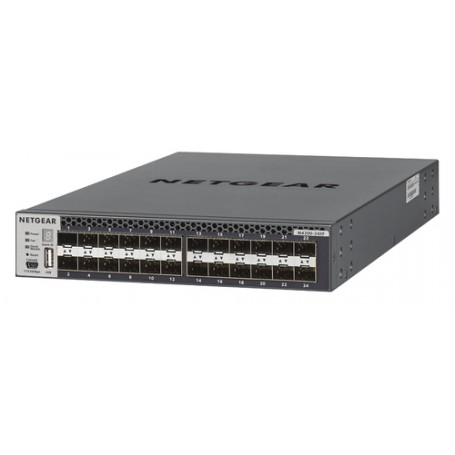 Netgear M4300-24XF Gestito L3 10G Ethernet (100/1000/10000) 1U Nero, Grigio (XSM4324FS-100NES)