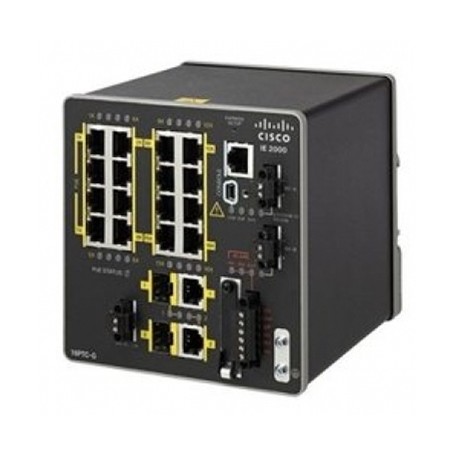 Cisco IE-2000U-16TC-G switch di rete Gestito L2/L4 Fast Ethernet (10/100) Nero (IE-2000U-16TC-G)