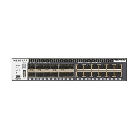 Netgear M4300-12X12F Gestito L2/L3 10G Ethernet (100/1000/10000) 1U Nero (XSM4324S-100NES)