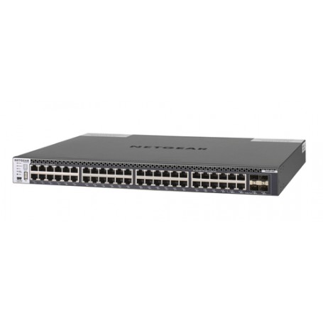 Netgear M4300-48X Gestito L3 10G Ethernet (100/1000/10000) 1U Nero (XSM4348CS-100NES)