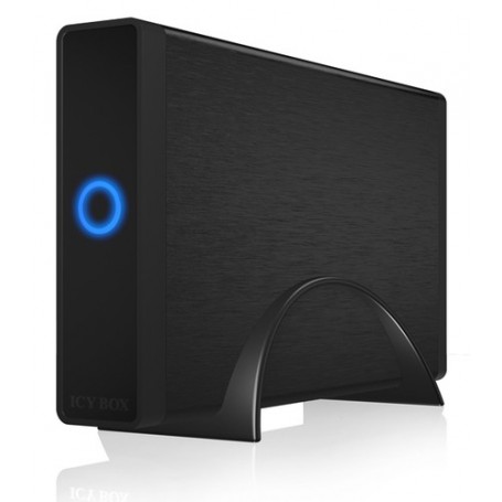 ICY BOX IB-377U3 Box esterno HDD Nero 3.5" (60145)