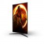 AOC 24G2SU/BK monitor piatto per PC 60,5 cm (23.8") 1920 x 1080 Pixel Full HD Nero, Rosso (24G2SU/BK)