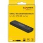 DeLOCK 42615 contenitore di unità di archiviazione Box esterno SSD Nero M.2 (42615)