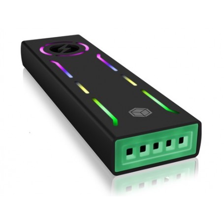 ICY BOX IB-G1826MF-C31 contenitore di unità di archiviazione Box esterno SSD Nero M.2 (IB-G1826MF-C31)