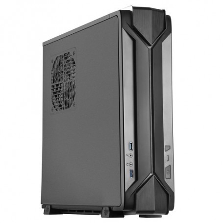 Silverstone SST-RVZ03B-ARGB computer case Basso profilo (Slimline - stilizzato) Nero (SST-RVZ03B-ARGB)