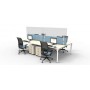 ITB PANP5016 pannello per la privacy da scrivania Trasparente (PANP5016)