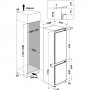 Whirlpool ART 66102 frigorifero con congelatore Da incasso 273 L E Bianco (ART 66102)