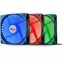 Inter-Tech L-12025 Case per computer Ventilatore 12 cm Nero, Rosso (88885413)