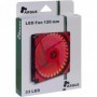 Inter-Tech L-12025 Case per computer Ventilatore 12 cm Nero, Rosso (88885413)