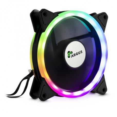Inter-Tech RS-041 RGB Case per computer Ventilatore 12 cm Nero (88885482)