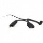 Inter-Tech RS-041 RGB Case per computer Ventilatore 12 cm Nero (88885482)