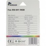 Inter-Tech RS-041 RGB Case per computer Ventilatore 12 cm Nero (88885482)