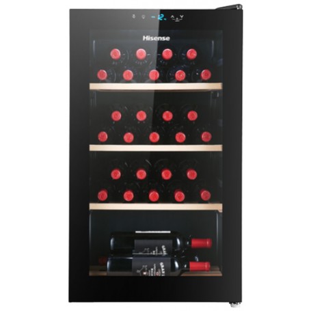 Hisense RW30D4AJ0 cantina vino Cantinetta vino con compressore Libera installazione Nero 30 bottiglia/bottiglie (RW30D4AJ0)