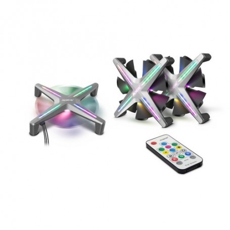 Inter-Tech ALSEYE X12 KIT Case per computer Ventilatore 12 cm Grigio (88885495)