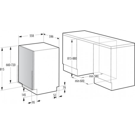 Hisense 737549 lavastoviglie A scomparsa totale 14 coperti (HV603D40)