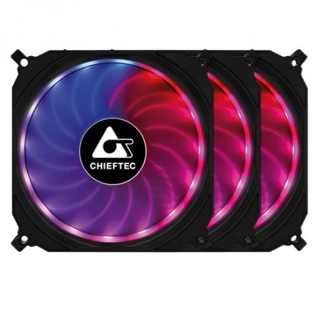 Chieftec CF-3012-RGB ventola per PC Case per computer Ventilatore 12 cm Nero (CF-3012-RGB)