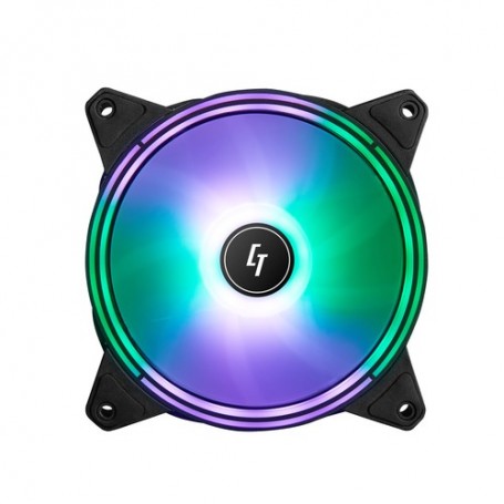 Chieftec NF-1225RGB ventola per PC Case per computer Ventilatore 12 cm Nero 1 pz (NF-1225RGB)