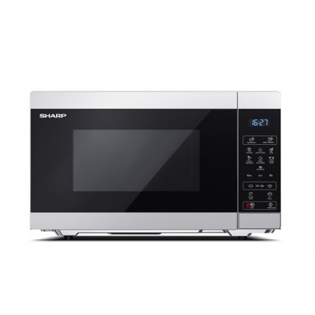 Sharp YC-MS51E-S forno a microonde Superficie piana Solo microonde 25 L 900 W Nero, Acciaio (YC-MS51ES)